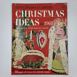 1961 Better Homes & Gardens Christmas Ideas Magazine DIY Projects Illustrated